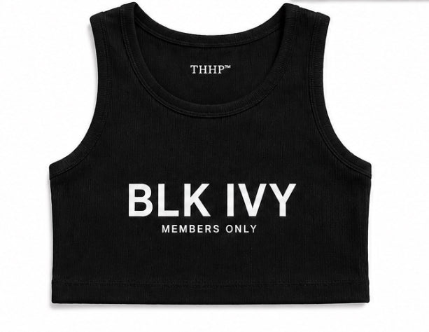 BLK IVY™ Members Only Crop Tank