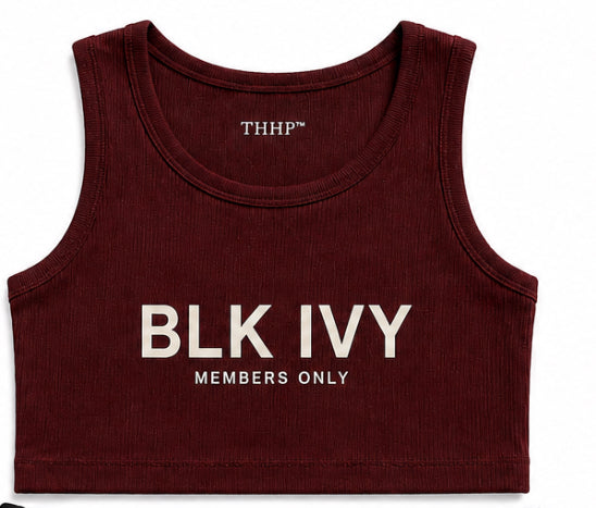 BLK IVY™ Members Only Crop Tank